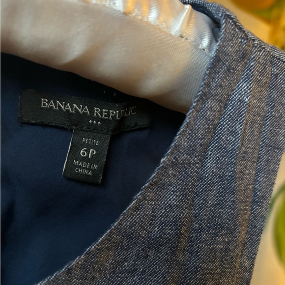 Linen blend banana republic romper 6p - Picture 4 of 6